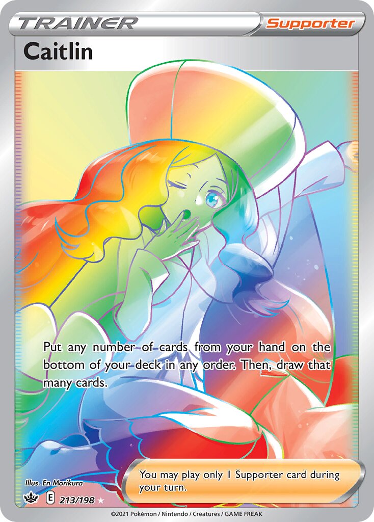 Caitlin - 213/198 - Rare Rainbow
