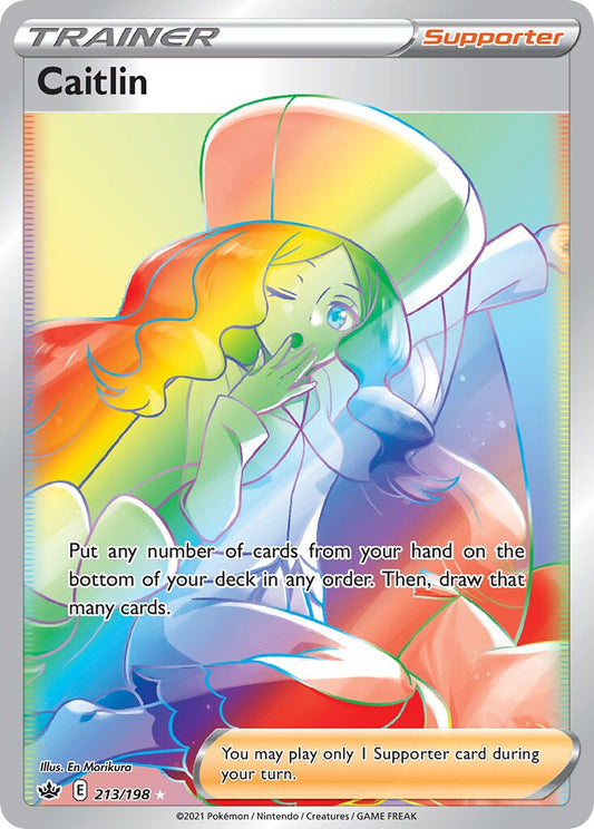 Caitlin - 213/198 - Rare Rainbow