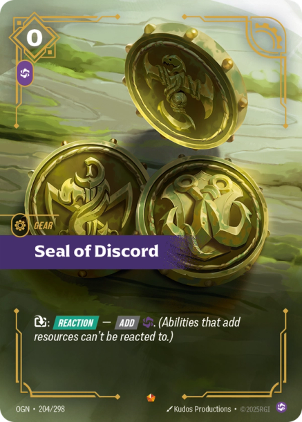 SEAL OF DISCORD - OGN-204/298 (Foil)