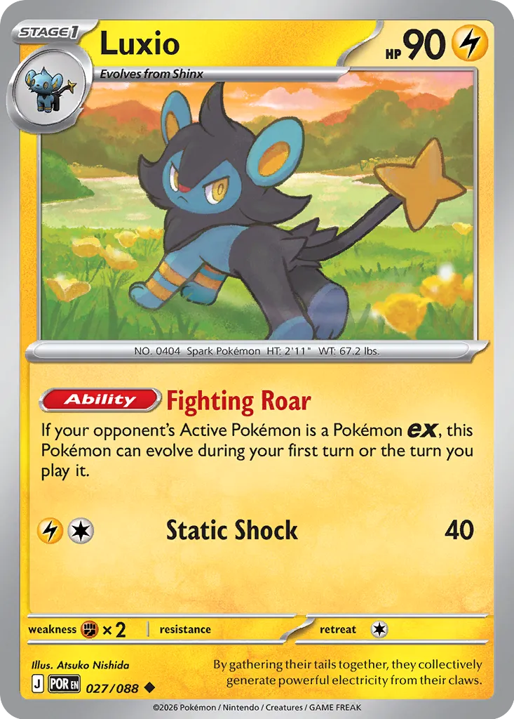 Luxio - 027/088 - Uncommon Reverse Holo