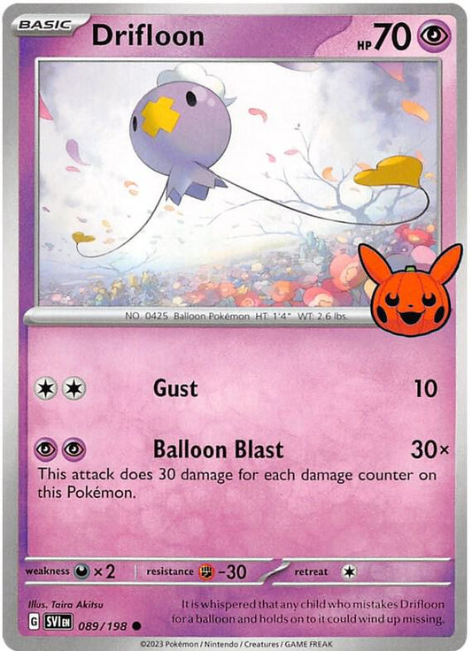 Drifloon - 089/198 - Common (Trick or Trade)