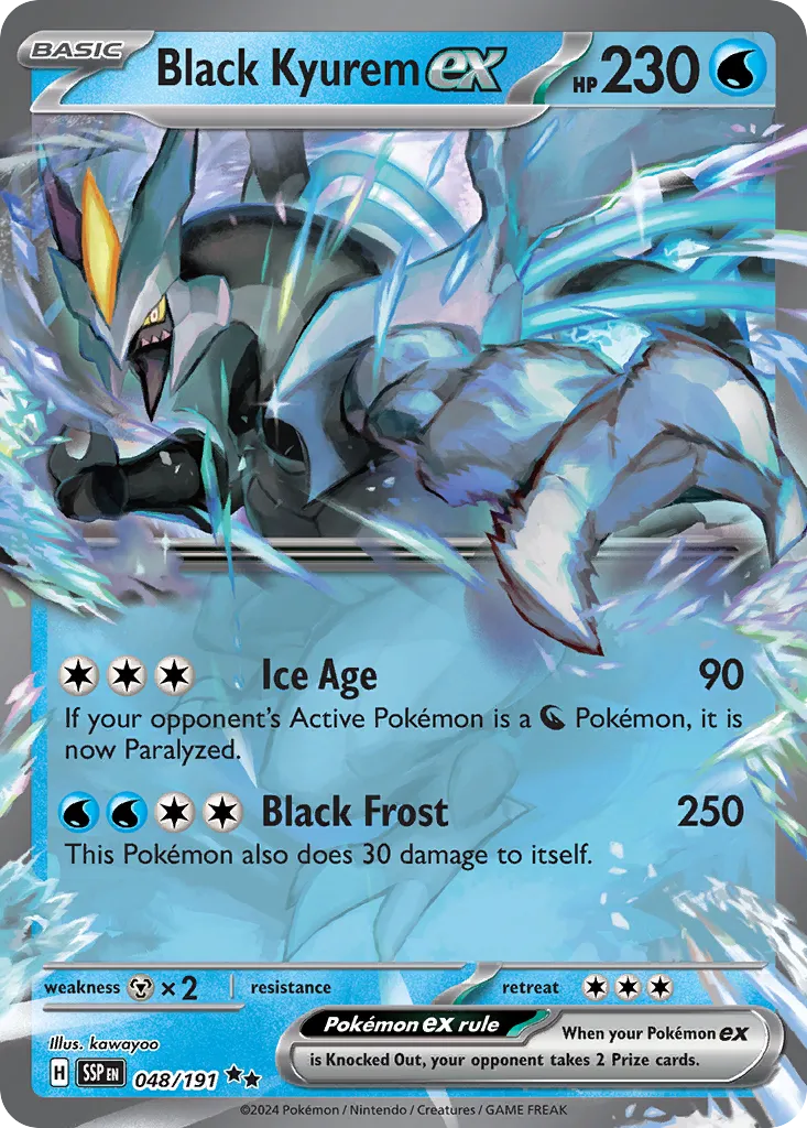 Black Kyurem ex - 048/191 - Double Rare