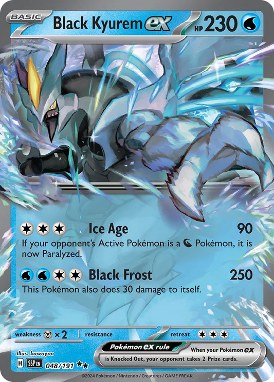 Black Kyurem ex - 048/191 - Double Rare
