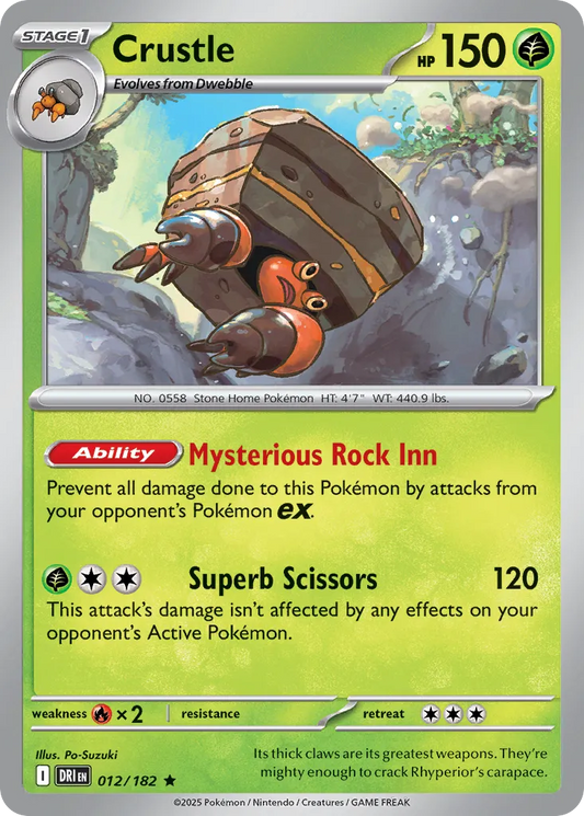 Crustle - 012/182 - Rare