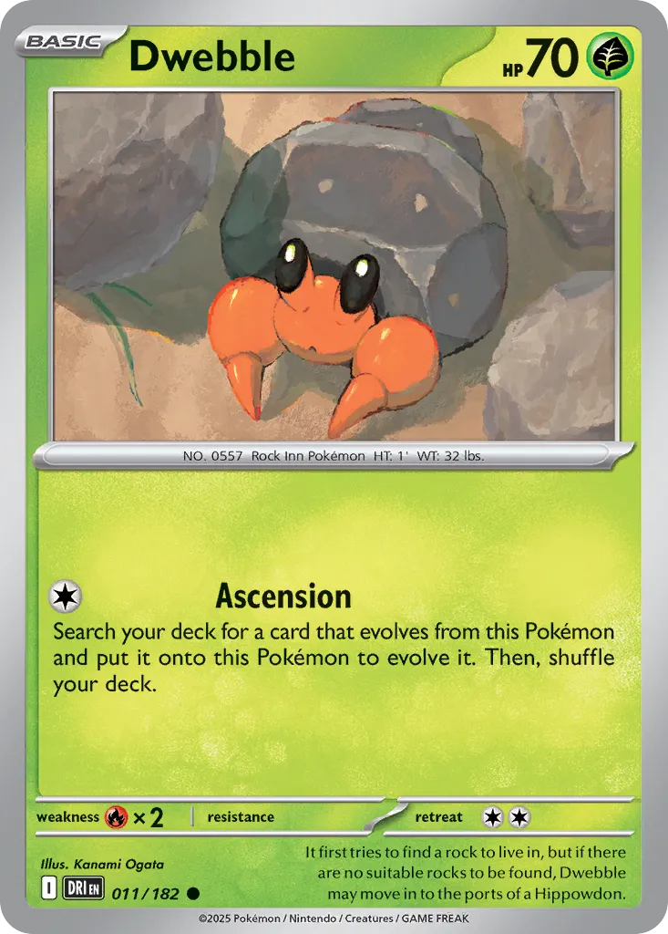 Dwebble - 011/182 - Common