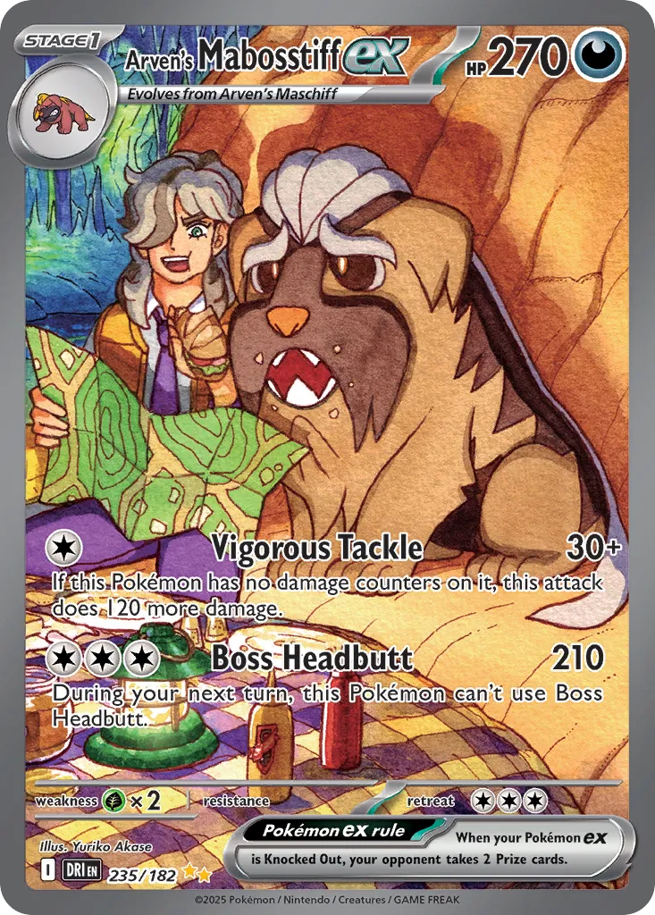 Arven's Mabosstiff ex - 235/182 - Special Illustration Rare
