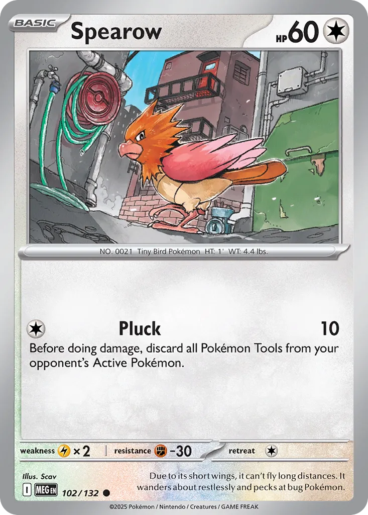 Spearow - 102/132 - Common