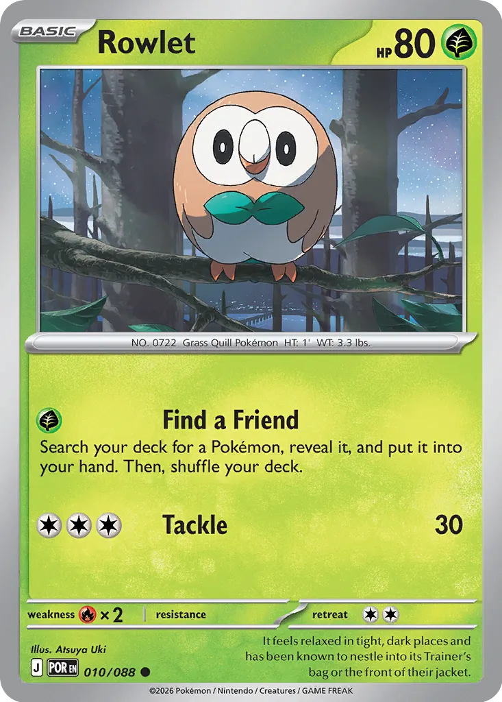 Rowlet - 010/088 - Common