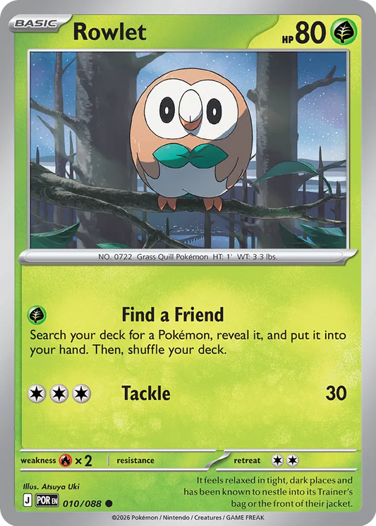 Rowlet - 010/088 - Common