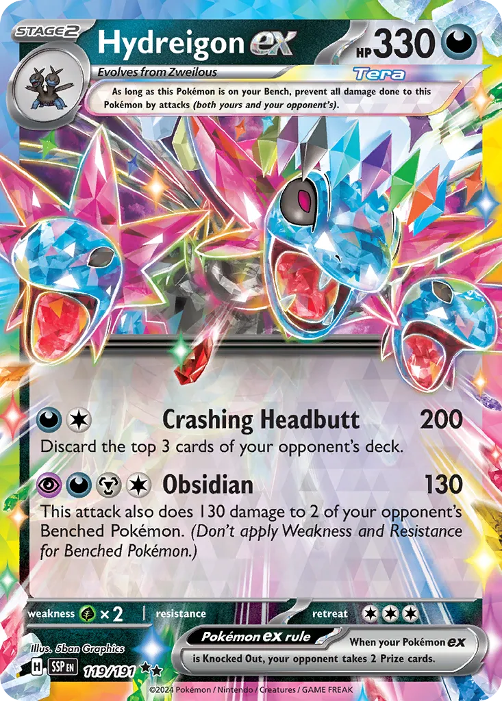 Hydreigon ex - 119/191 - Double Rare