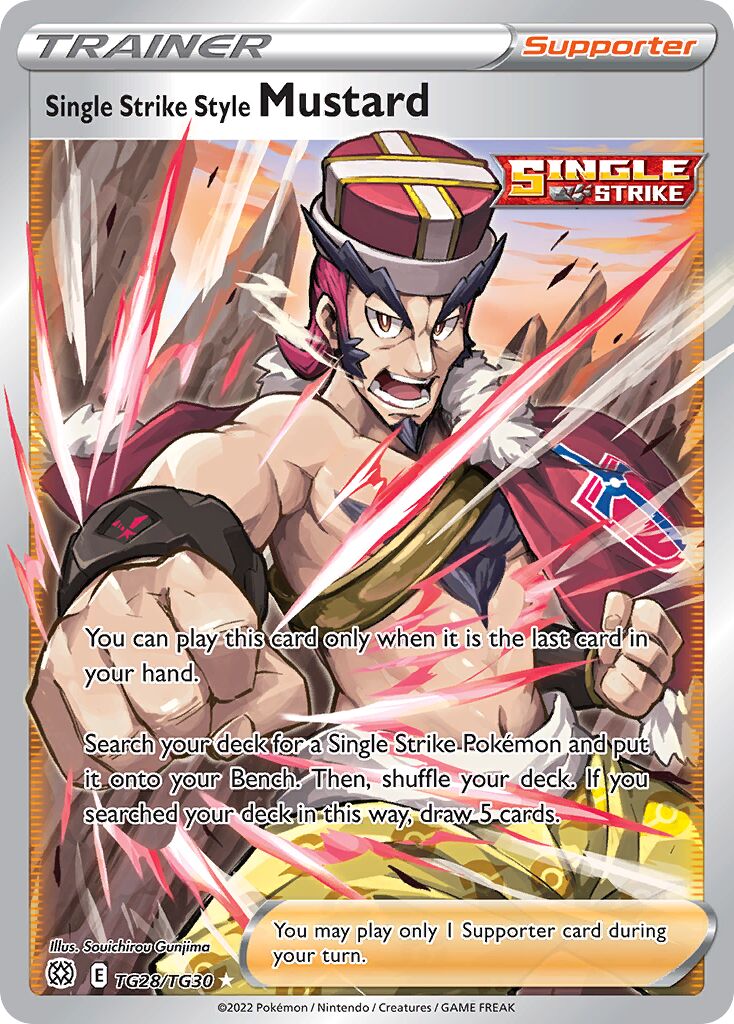 Single Strike Style Mustard - TG28/TG30 - Rare Ultra