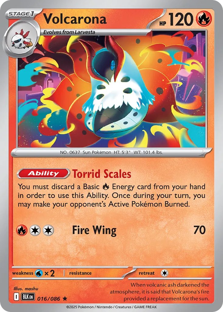 Volcarona - 016/086 - Rare