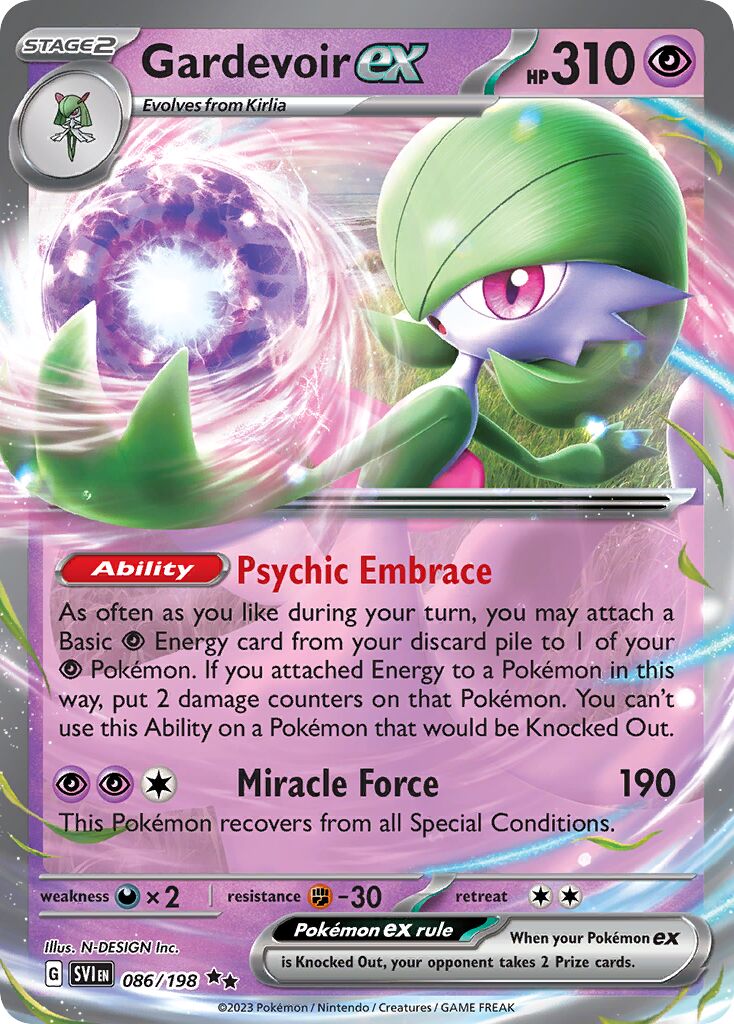 Gardevoir ex - 086/198 - Double Rare
