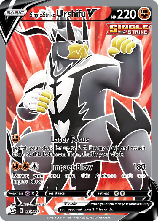 Single Strike Urshifu V - 150/163 - Rare Ultra