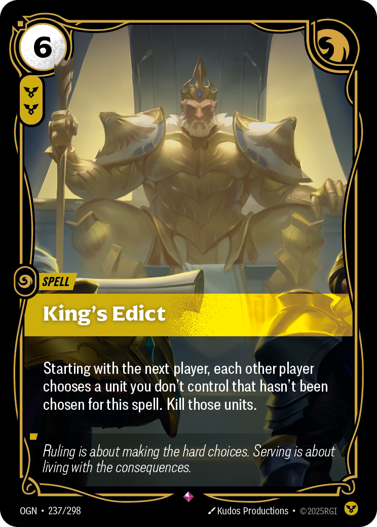 King's Edict - 237/298 (Foil)
