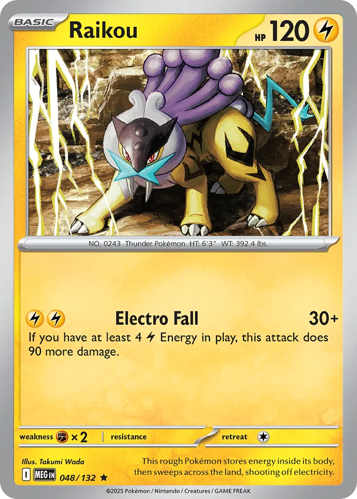 Raikou - 048/132 - Rare