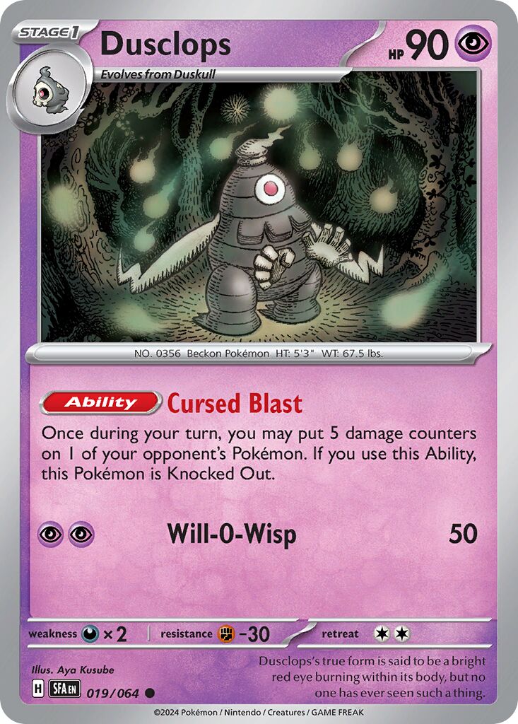 Dusclops - 019/064 - Common