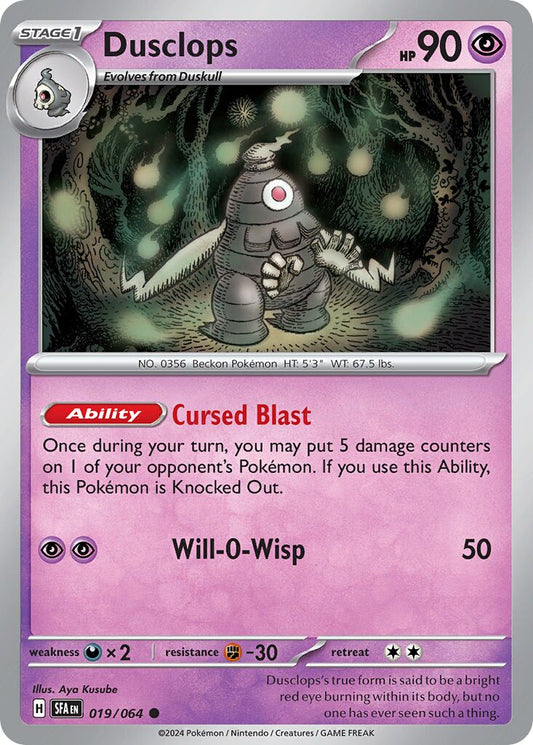 Dusclops - 019/064 - Common