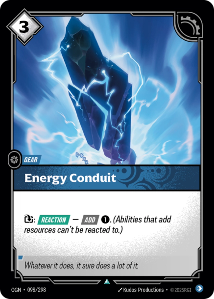 ENERGY CONDUIT - OGN-098/298