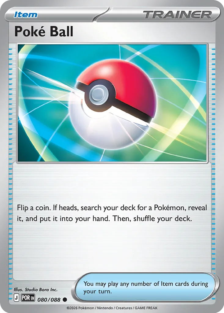 Poké Ball - 080/088 - Common Reverse Holo
