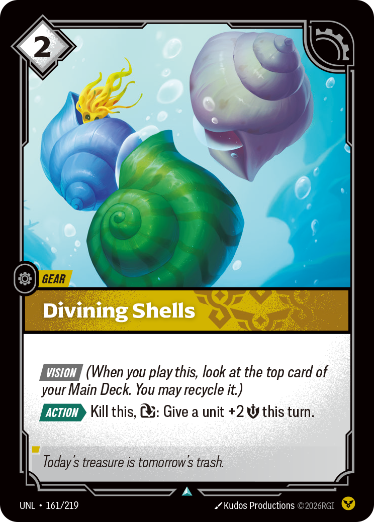 Divining Shells - 161/219 (Foil)