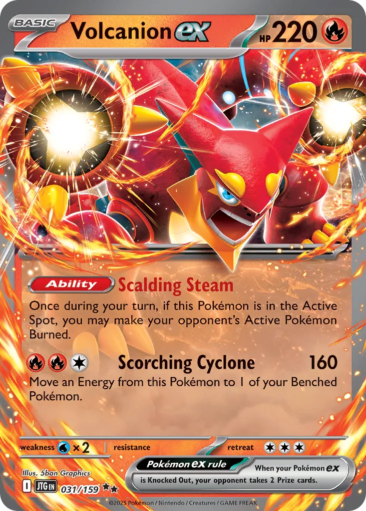 Volcanion ex - 031/159 - Double Rare