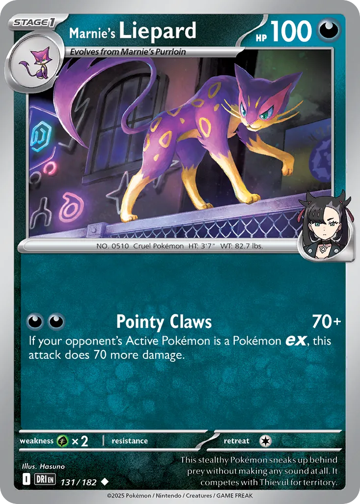 Marnie's Liepard - 131/182 - Uncommon