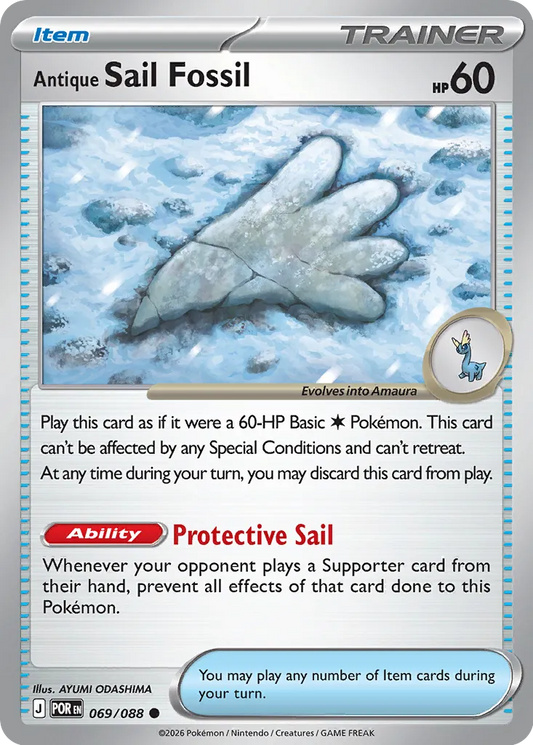 Antique Sail Fossil - 069/088 - Common