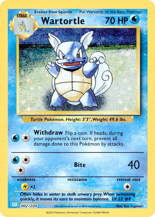 Wartortle - 002/034 - Classic Collection