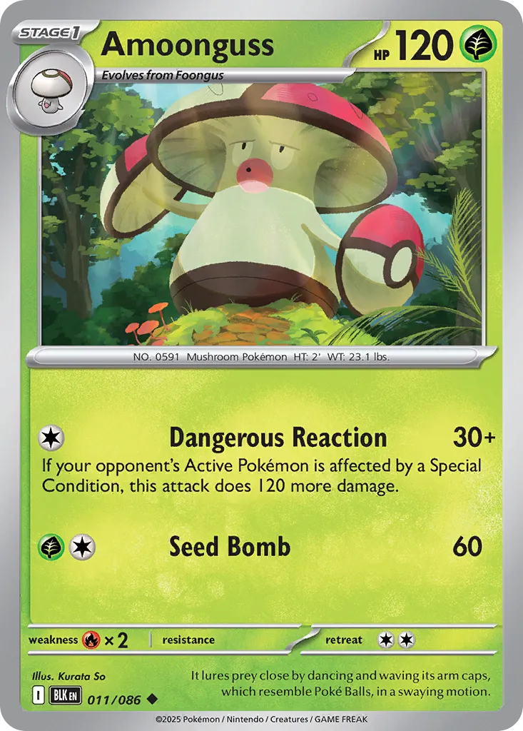 Amoonguss - 011/086 - Uncommon