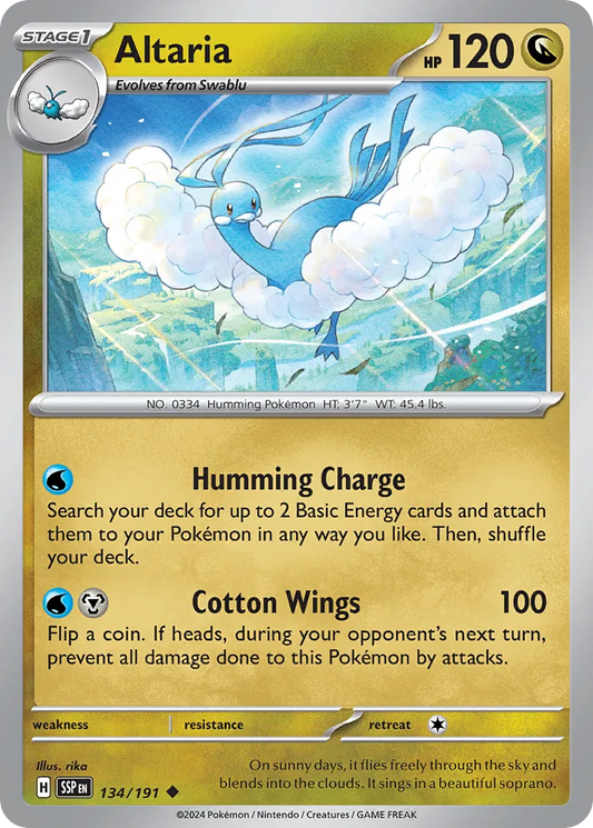 Altaria - 134/191 - Uncommon