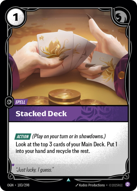 STACKED DECK - OGN-183/298 (Foil)