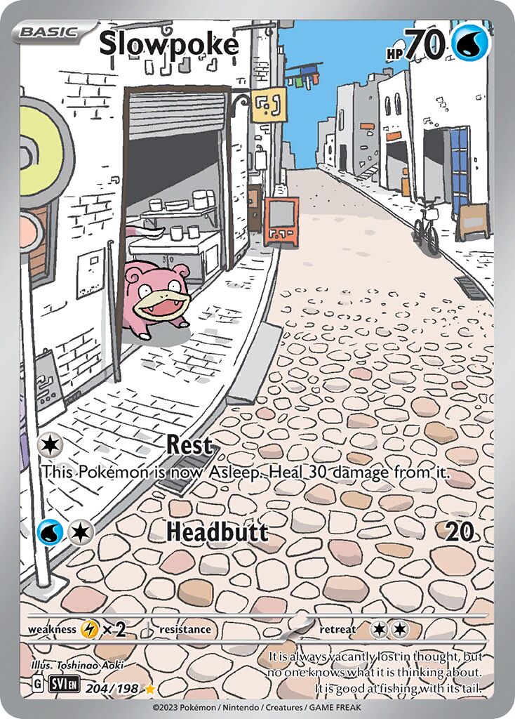 Slowpoke - 204/198 - Illustration Rare