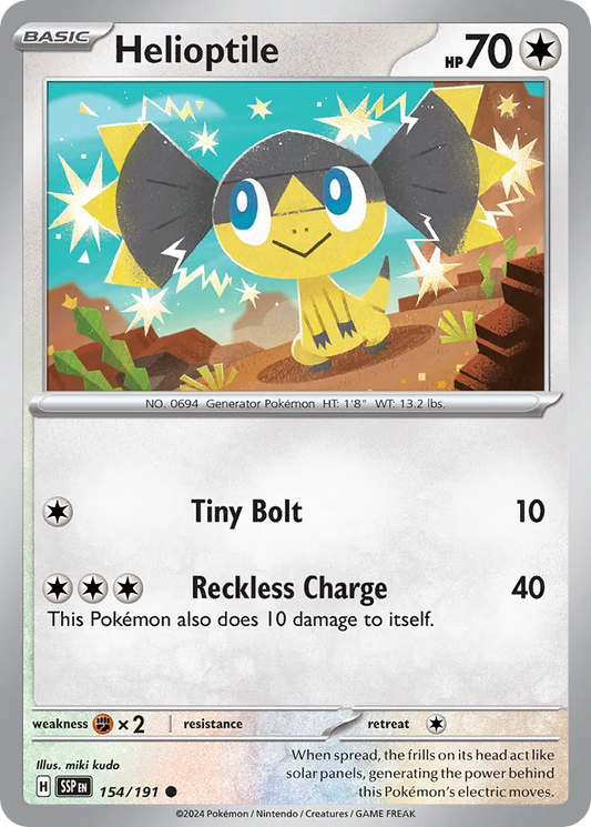 Helioptile - 154/191 - Common