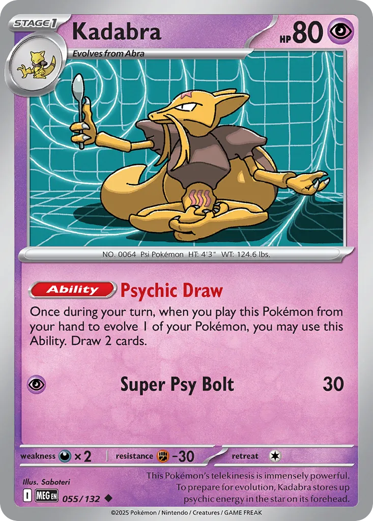 Kadabra - 055/132 - Uncommon