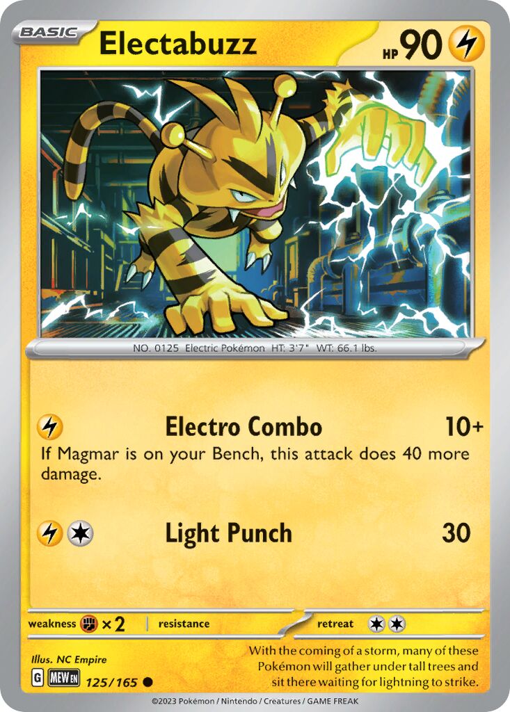 Electabuzz - 125/165 - Common