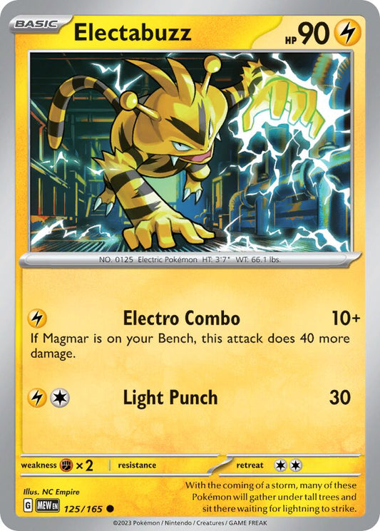 Electabuzz - 125/165 - Common
