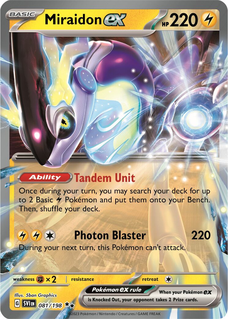 Miraidon ex - 081/198 - Double Rare