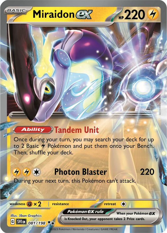 Miraidon ex - 081/198 - Double Rare