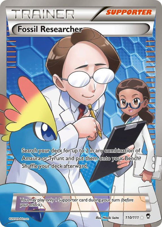 Fossil Researcher - 110/111 - Full Art Ultra Rare