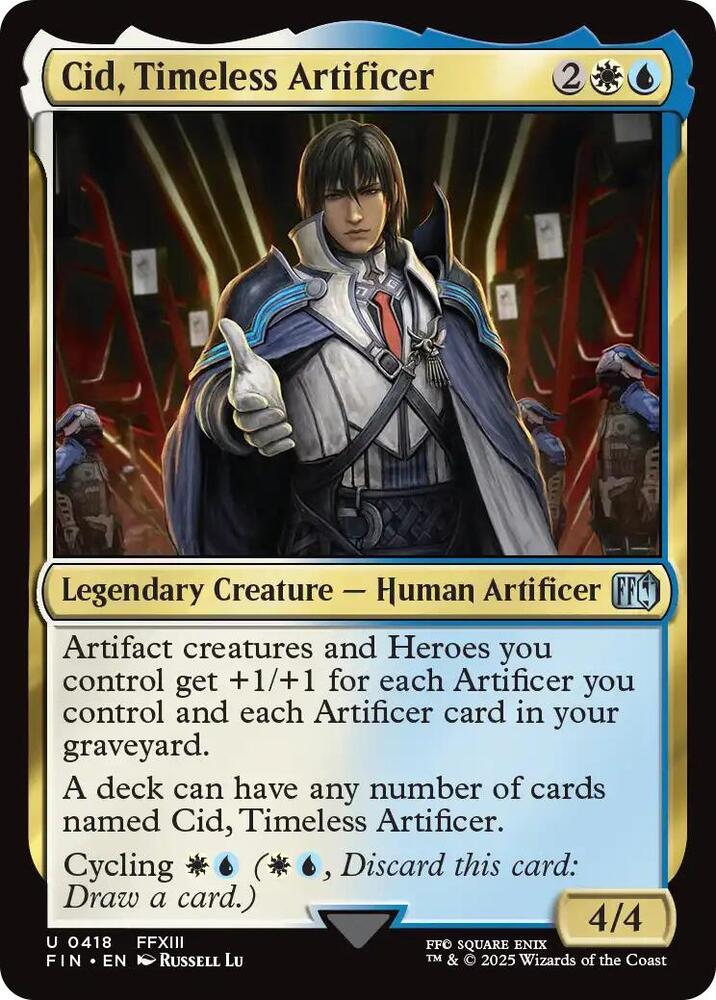 Cid, Timeless Artificer - 418 - uncommon