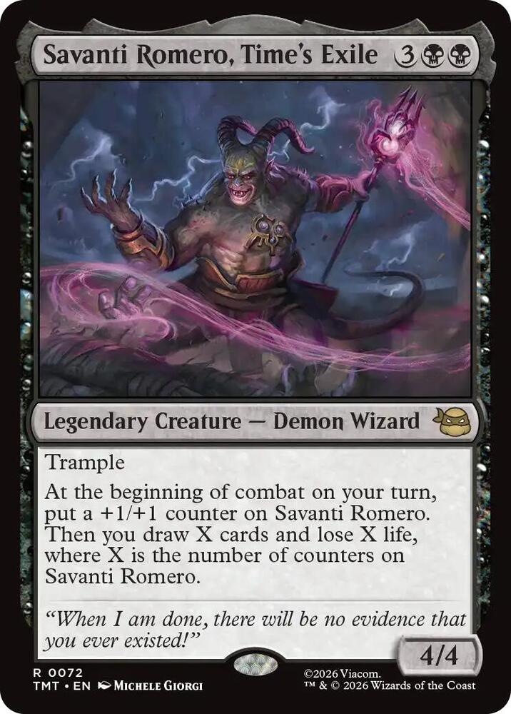 Savanti Romero, Time's Exile - 72 - rare