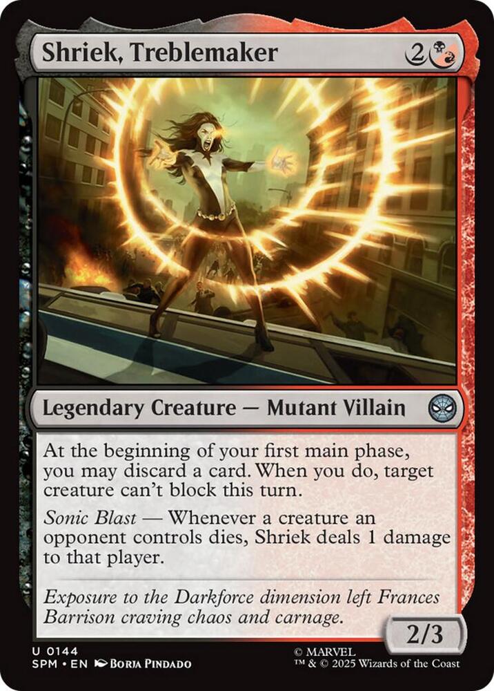 Shriek, Treblemaker - 144 - uncommon