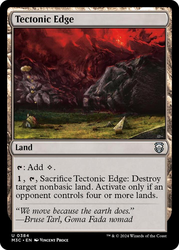 Tectonic Edge - 384 - uncommon