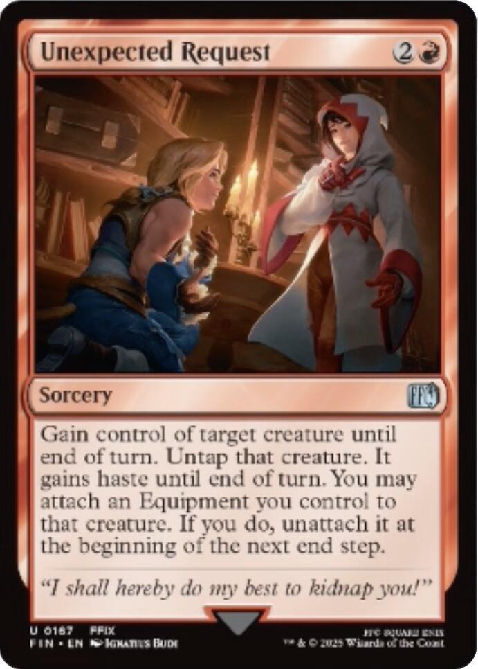 Unexpected Request - 167 - uncommon