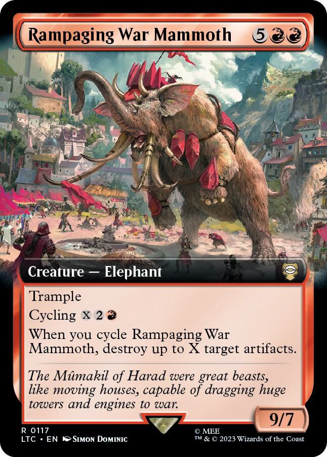 Rampaging War Mammoth - 117 - rare