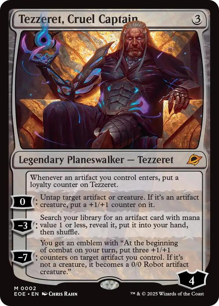 Tezzeret, Cruel Captain - 2 - mythic
