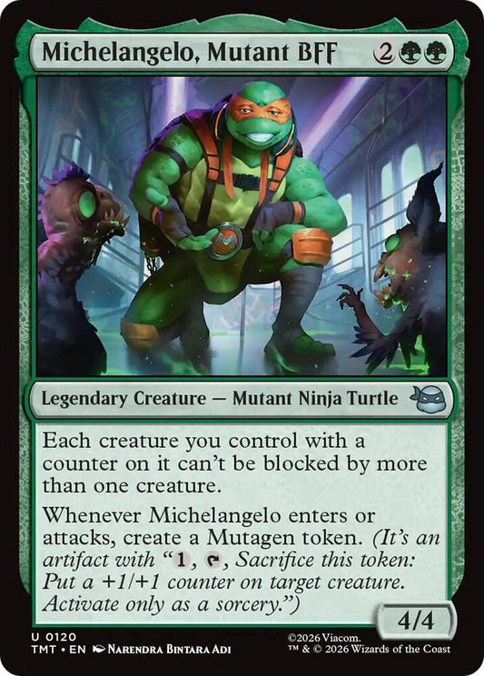 Michelangelo, Mutant BFF - 120 - uncommon