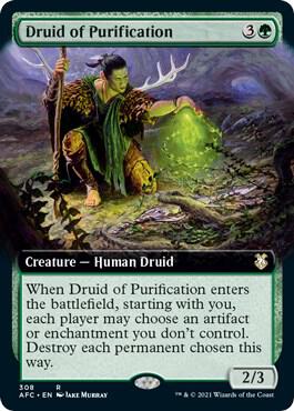 Druid of Purification - 308 - rare