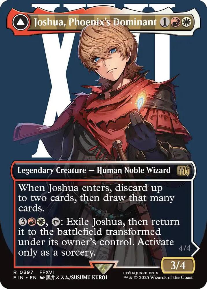 Joshua, Phoenix's Dominant // Phoenix, Warden of Fire - 397 - rare